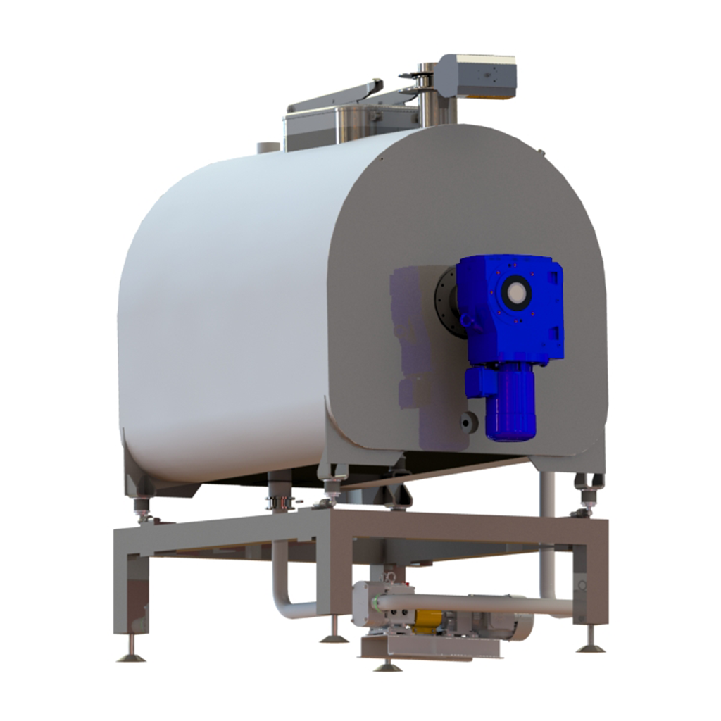 3D-Zeichnung von einem vertikalen Fermenter